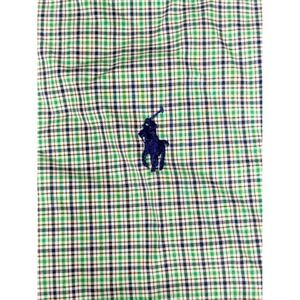 Ralph Lauren Men's Plaid Button Down Shirt Long Sleeve Casual Oxford Pony XXL